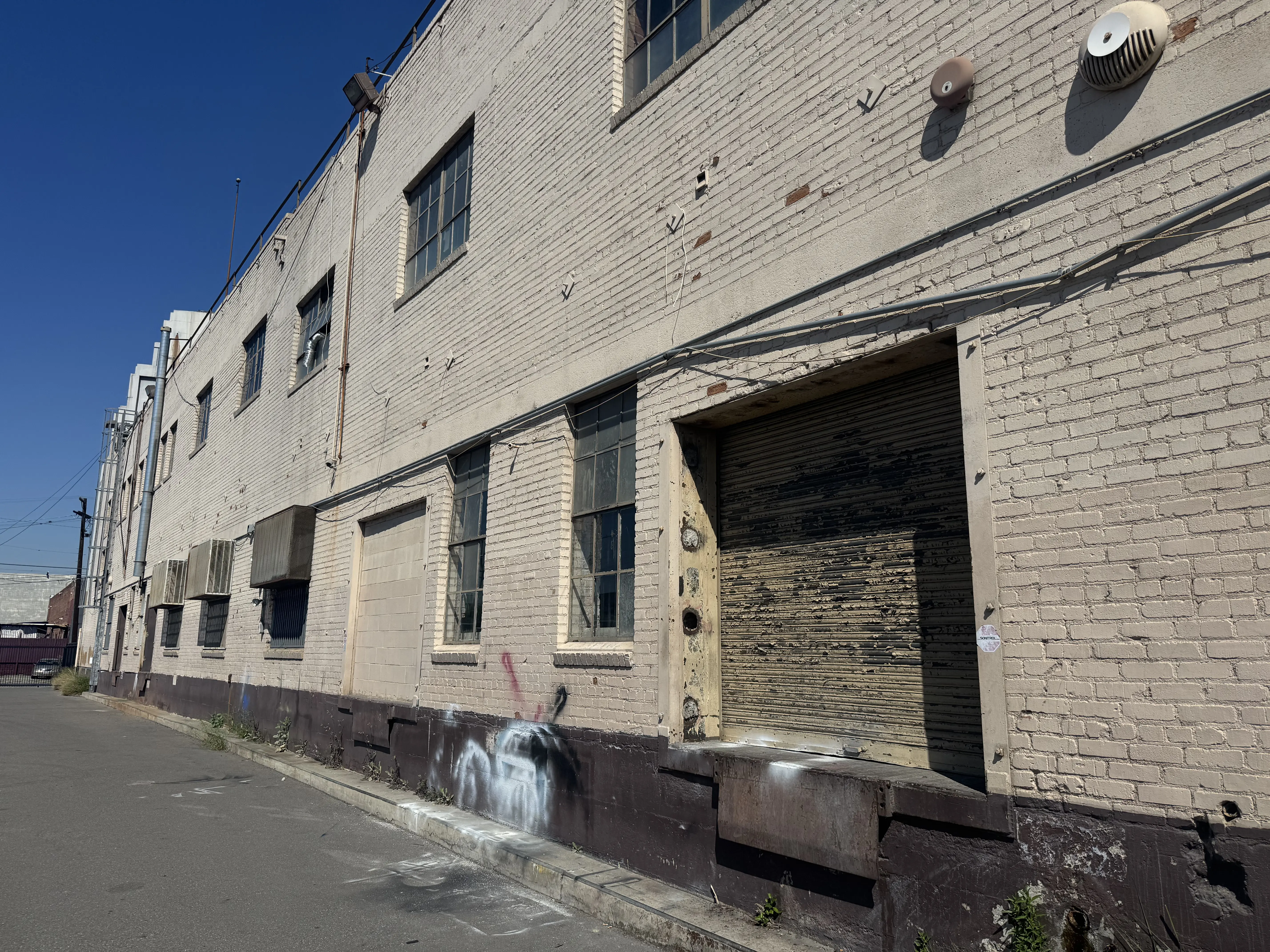 Exterior industrial location scout for The Inhabitant