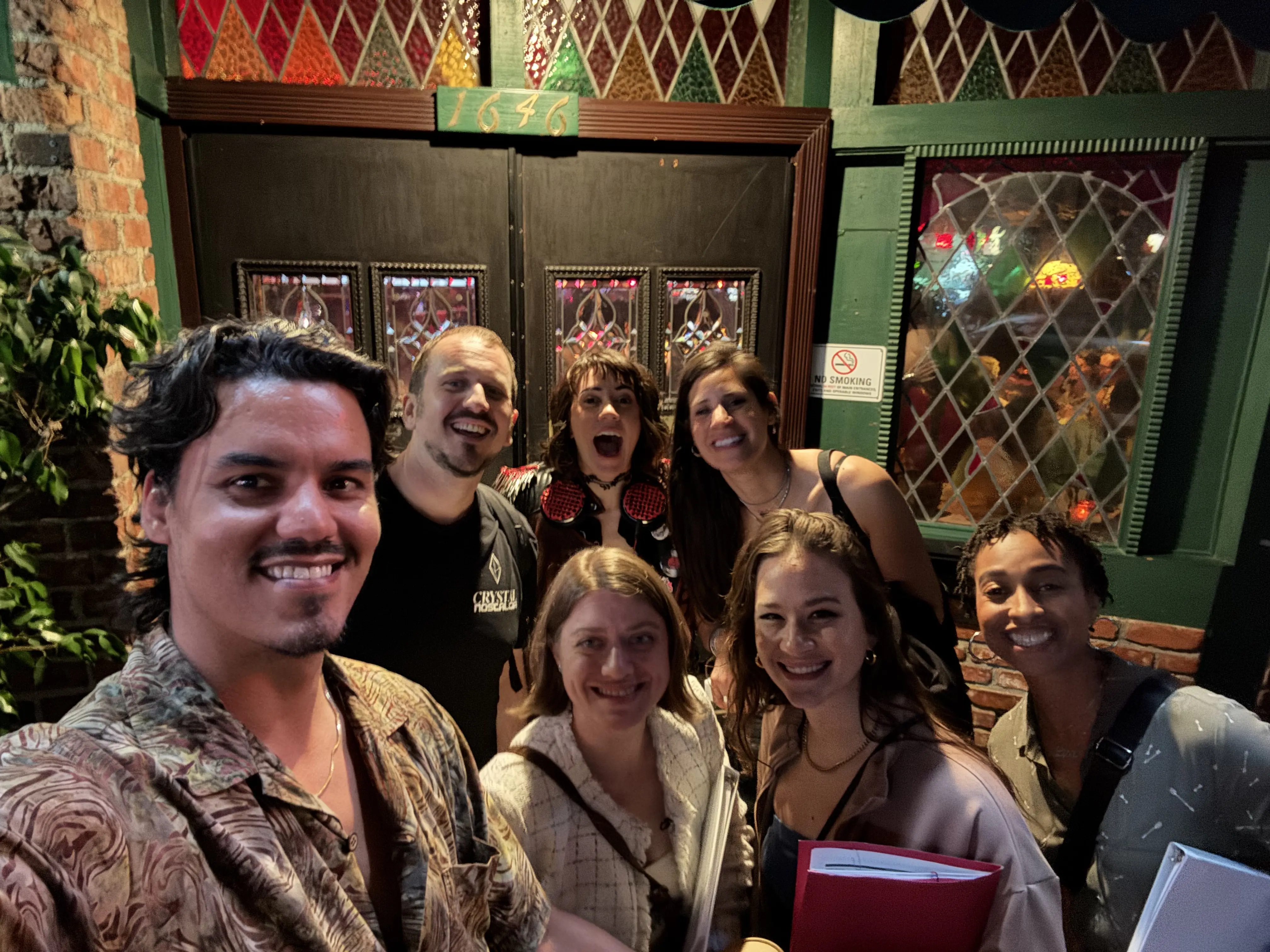 The Inhabitant team gathered together during development